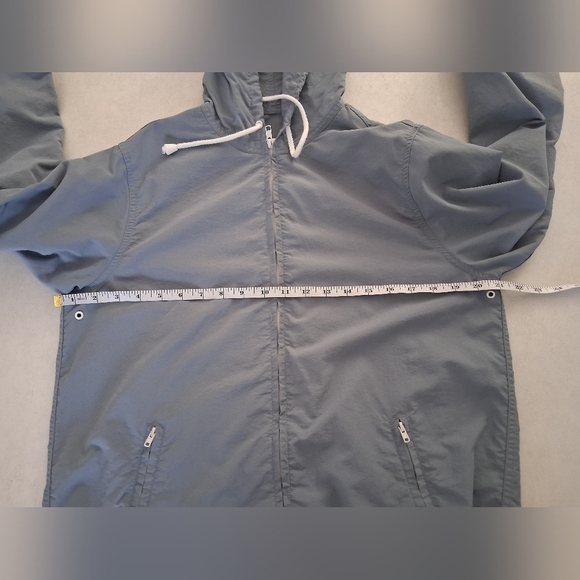Brandy Melville- J. Galt Shanghai/ Gray Hooded Zip-Up Jacket/ US S - Picture 12 of 13